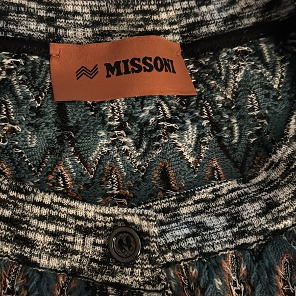 MISSONI Crochet-Knit Wool-Blend
Cardigan Sweater Sz S Button Down Casual Luxury - Picture 8 of 8